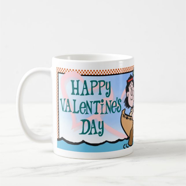 Taza De Café Mug de amistad el día de San Valentín (Izquierda)