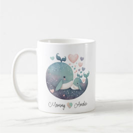 Taza De Café Mug de amor de ballena personalizada