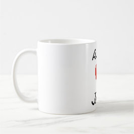 Taza De Café Mug de amor de corazón