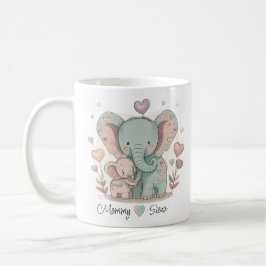 Taza De Café Mug de amor de elefante personalizado