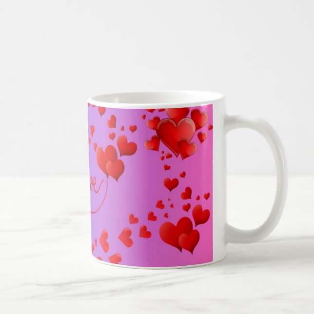 Taza De Café "Mug de amor eterno" ❤️ ☕ 💙 (Derecha)