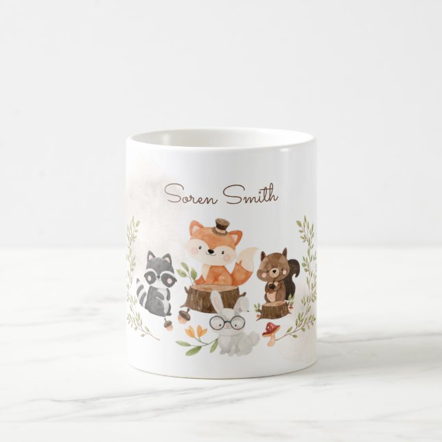 Taza De Café Mug de animales de Woodland (Centro)