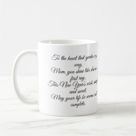 Taza De Café Mug de Año Nuevo personalizable para mamá