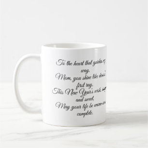 Taza De Café Mug de Año Nuevo personalizable para mamá