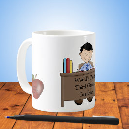 Taza De Café Mug de aprecio de profesor masculino