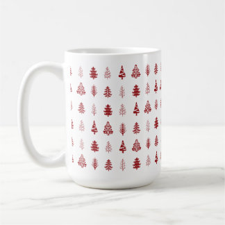 Taza De Café Mug de árbol de Navidad escandinavo