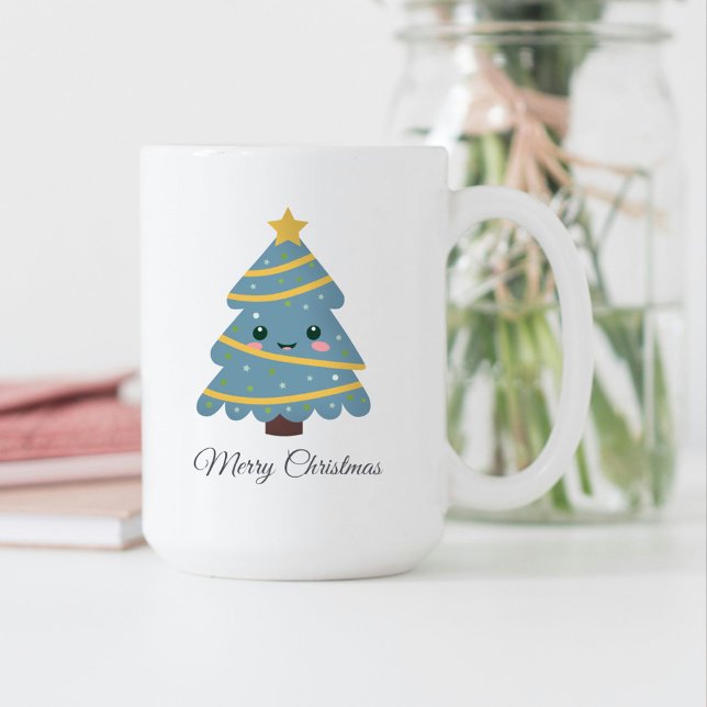 Taza De Café Mug de árbol de Navidad lindo (Cute Christmas Tree Mug)