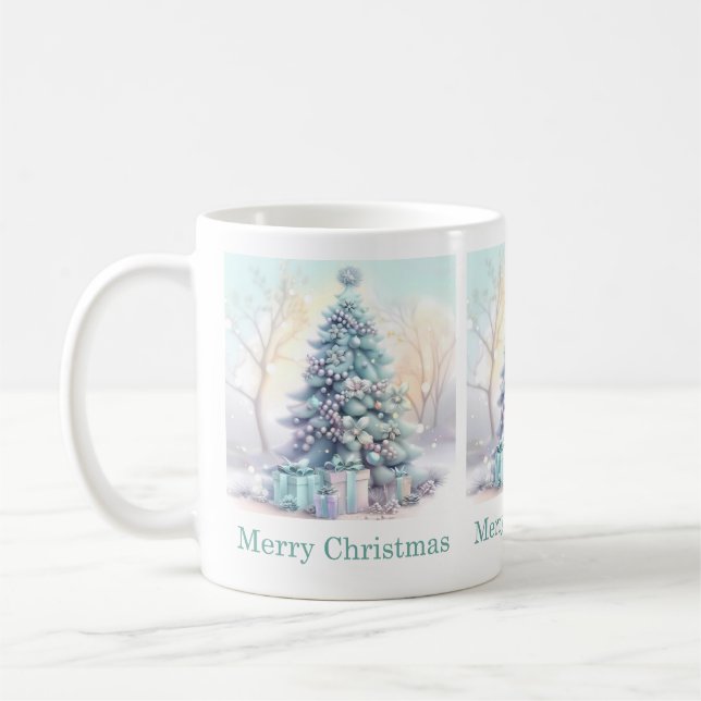 Taza De Café Mug de árbol de Navidad soñado (Izquierda)
