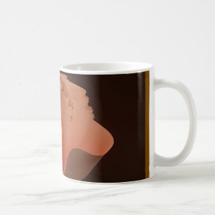 Taza De Café "Mug de arte abstracto de barrido moderno"