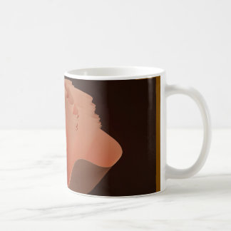 Taza De Café "Mug de arte abstracto de barrido moderno"