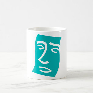 Taza De Café Mug de arte facial