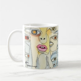 Taza De Café Mug de arte "Voices" por DAKimage
