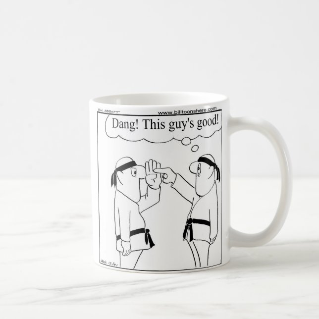 Taza De Café Mug. de artes marciales (Derecha)