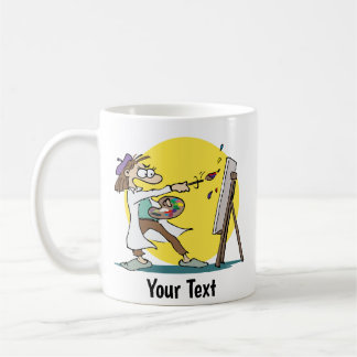 Taza De Café Mug de artistas - Obra maestra en progreso