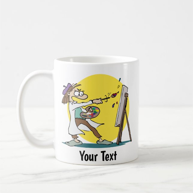 Taza De Café Mug de artistas - Obra maestra en progreso (Izquierda)