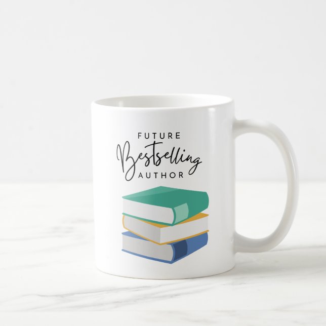 Taza De Café Mug de autor de Bestseller futuro (Derecha)