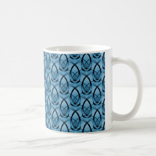 Taza De Café Mug de avance de moda, azul claro (Derecha)