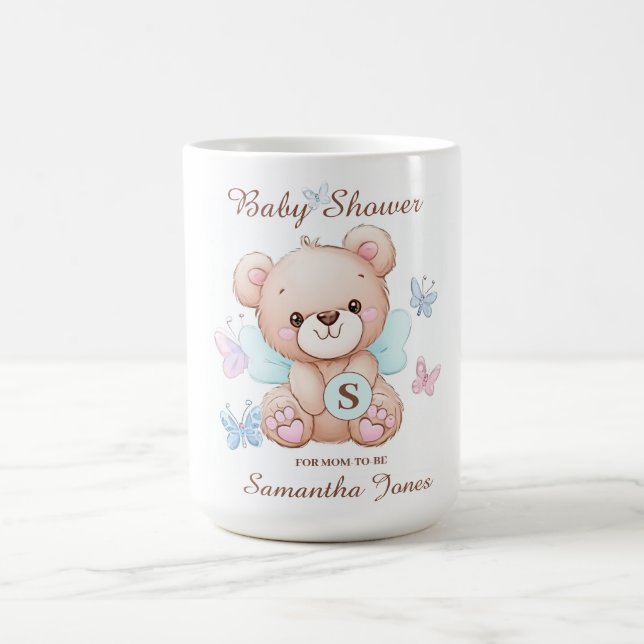 Taza De Café Mug de Baby Shower personalizado (Centro)