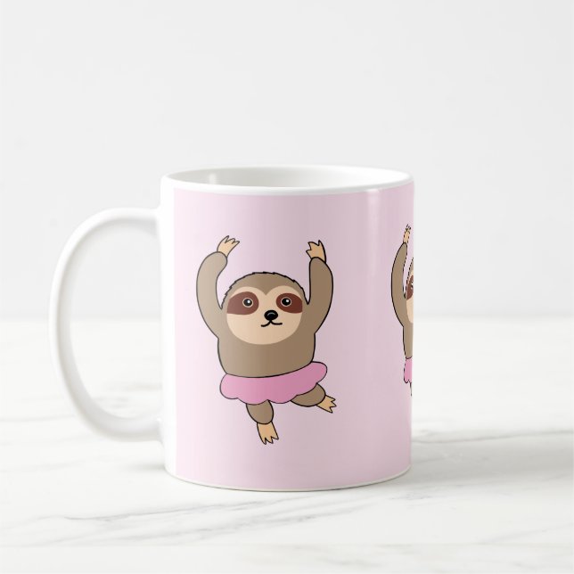 Taza De Café Mug. de ballet eslogan (Izquierda)