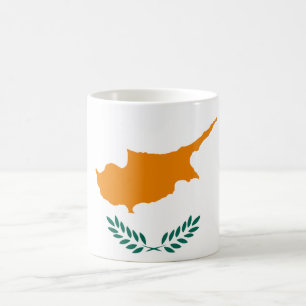 Taza De Café Mug de bandera de Chipre