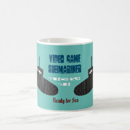 Taza De Café Mug de bandera del submarino del juego de video