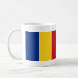 Taza De Café Mug de bandera rumana y nombre del himno