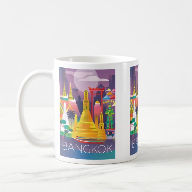 Taza De Café Mug de Bangkok (Izquierda)