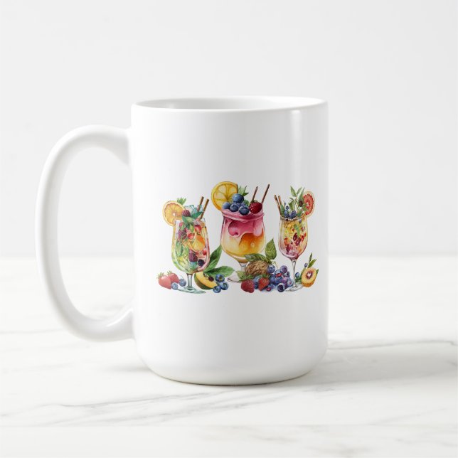 Taza De Café Mug de bebidas tropicales (Izquierda)