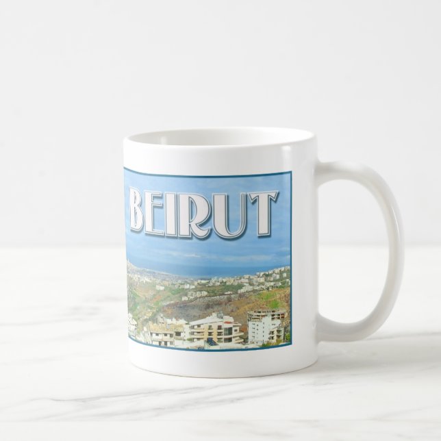 Taza De Café Mug de Beirut (Derecha)