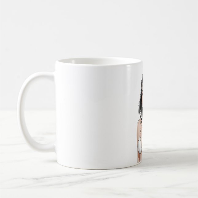 Taza De Café Mug de belleza de playa (Izquierda)
