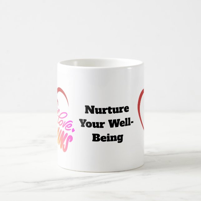 Taza De Café Mug de bienestar de autocuidado (Centro)