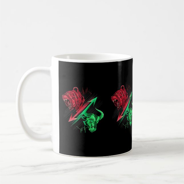 Taza De Café Mug de Bitcoin comercial - Regalo perfecto para cr (Izquierda)