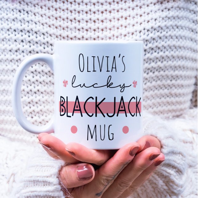 Taza De Café Mug de Blackjack Lucky Personalizado (Subido por el creador)