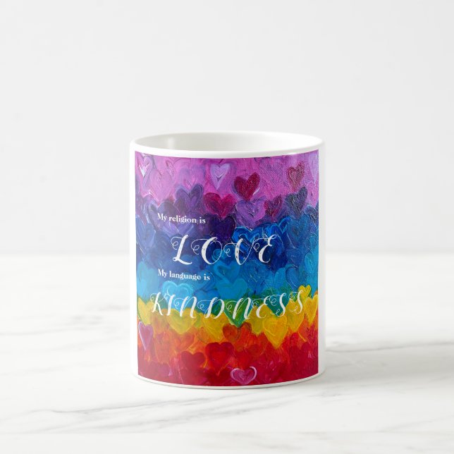 Taza De Café Mug de bondad de amor (Centro)