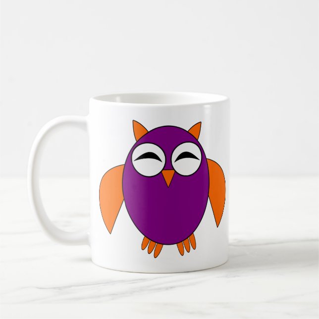 Taza De Café Mug de búho de Halloween (Izquierda)