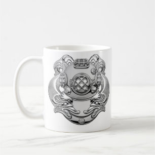 Taza De Café Mug de buzo de primera clase de la marina