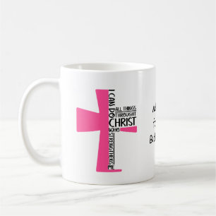 Taza De Café Mug de café cristiano personalizado