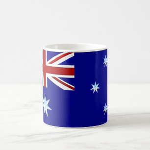 Taza De Café Mug de café cromado de la bandera de Australia