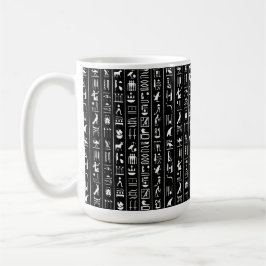 Taza De Café Mug de café de jeroglíficos egipcios
