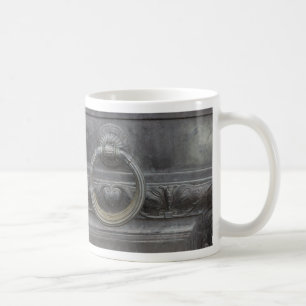 Taza De Café Mug de café de la manija de la puerta de la capita