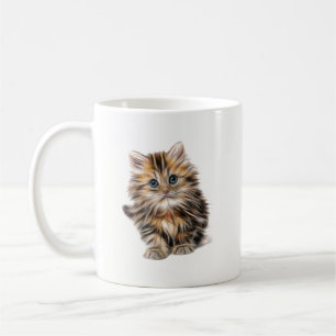 Taza De Café Mug de café Fluffy Kitten