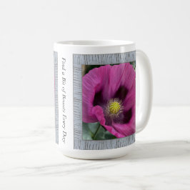 Taza De Café Mug de café inspirador con lapachos magenta
