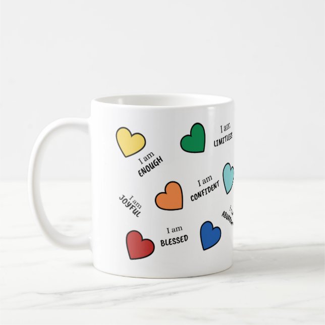 Taza De Café Mug de café inspirador y motivacional (Izquierda)