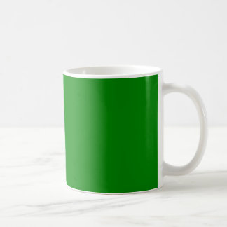 Taza De Café Mug de café Minimalista verde sólido