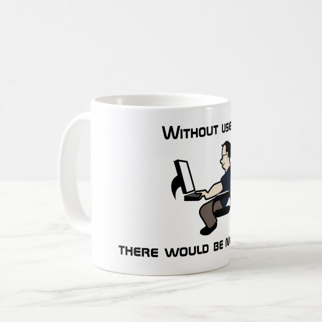 Taza De Café Mug de café por error de usuario, con imagen (Anverso izquierdo)