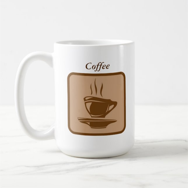 Taza De Café Mug de café premium personalizado (Izquierda)