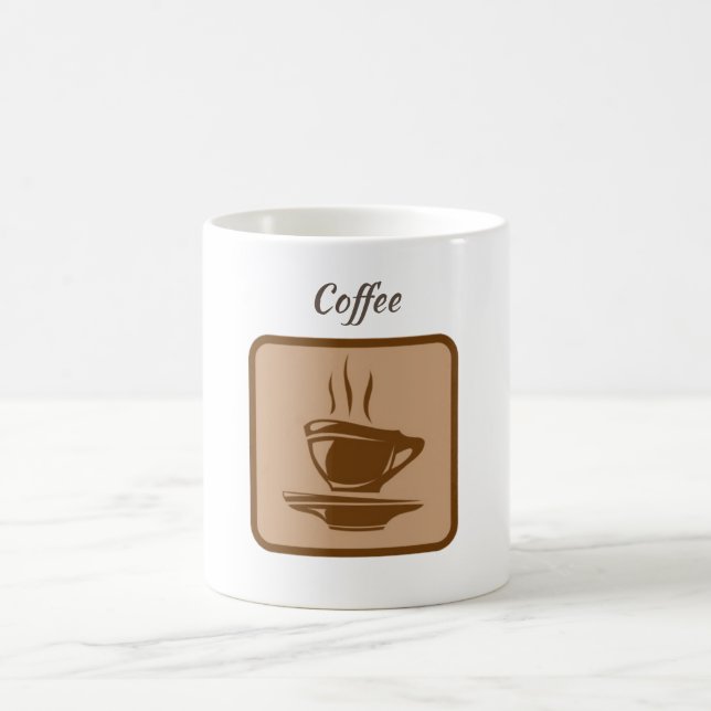 Taza De Café Mug de café premium personalizado (Centro)