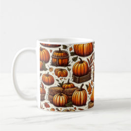 Taza De Café Mug de calabaza de otoño