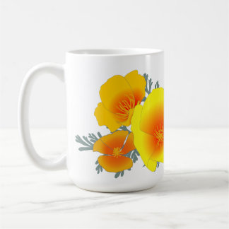 Taza De Café Mug de californiquis Poppy (sin texto)