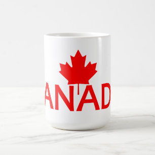 Taza De Café Mug de Canadá - elegir estilo y color